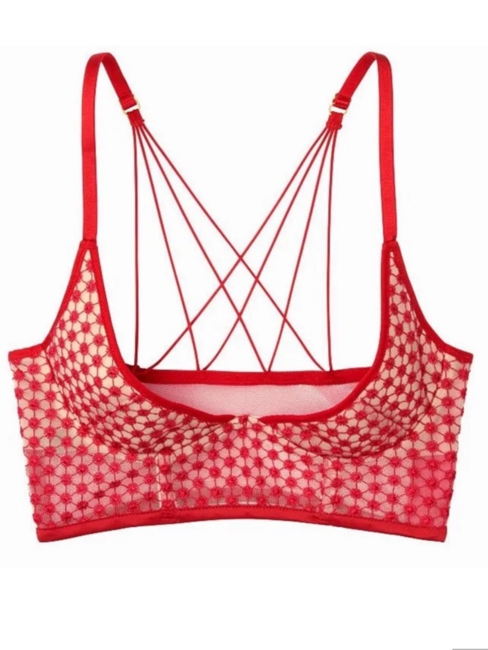 Victoria’s Secret ‘Starburst’ Quarter-Cup Bra in Lipstick Red!